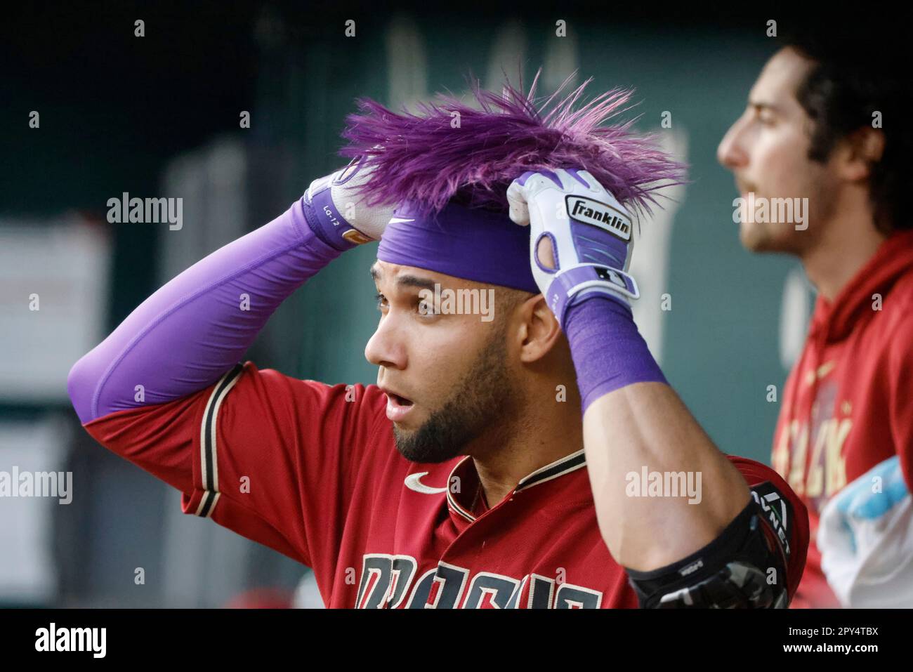 Arizona Diamondbacks' Lourdes Gurriel Jr. prepares to play a