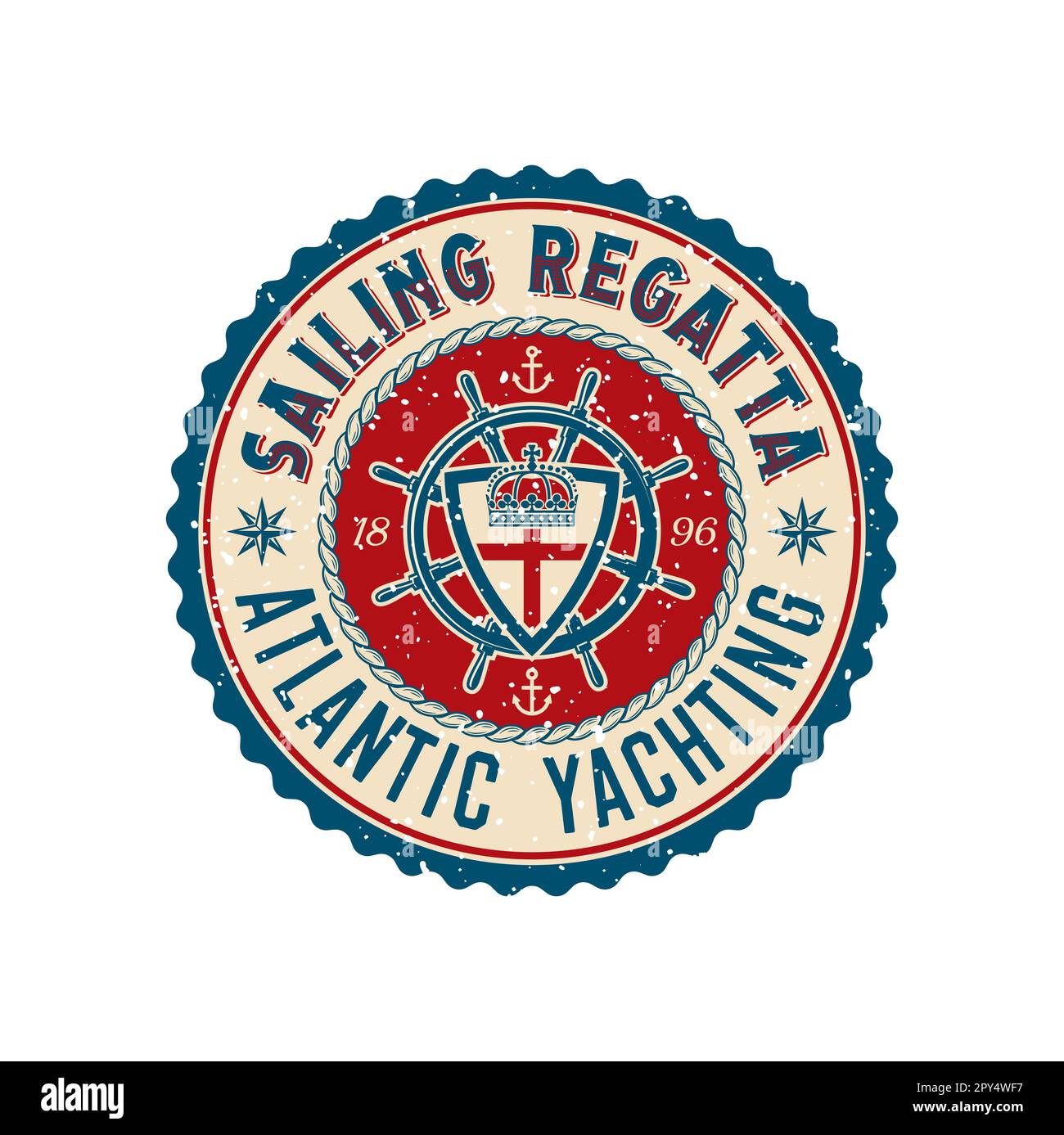 Offshore yacht race Stock Vector Images Alamy