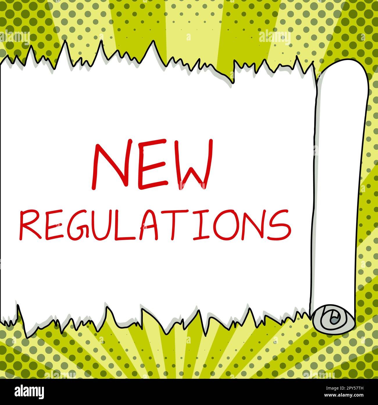 Inspiration showing sign New Regulations. Business showcase Regulation