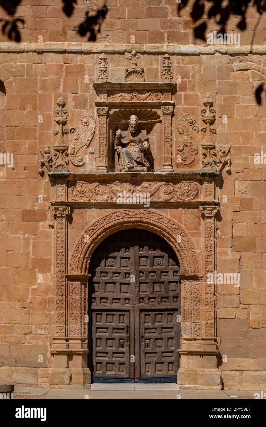 concatedral de San Pedro, siglo XII, Soria, Comunidad Autónoma de Castilla, Spain, Europe Stock Photo