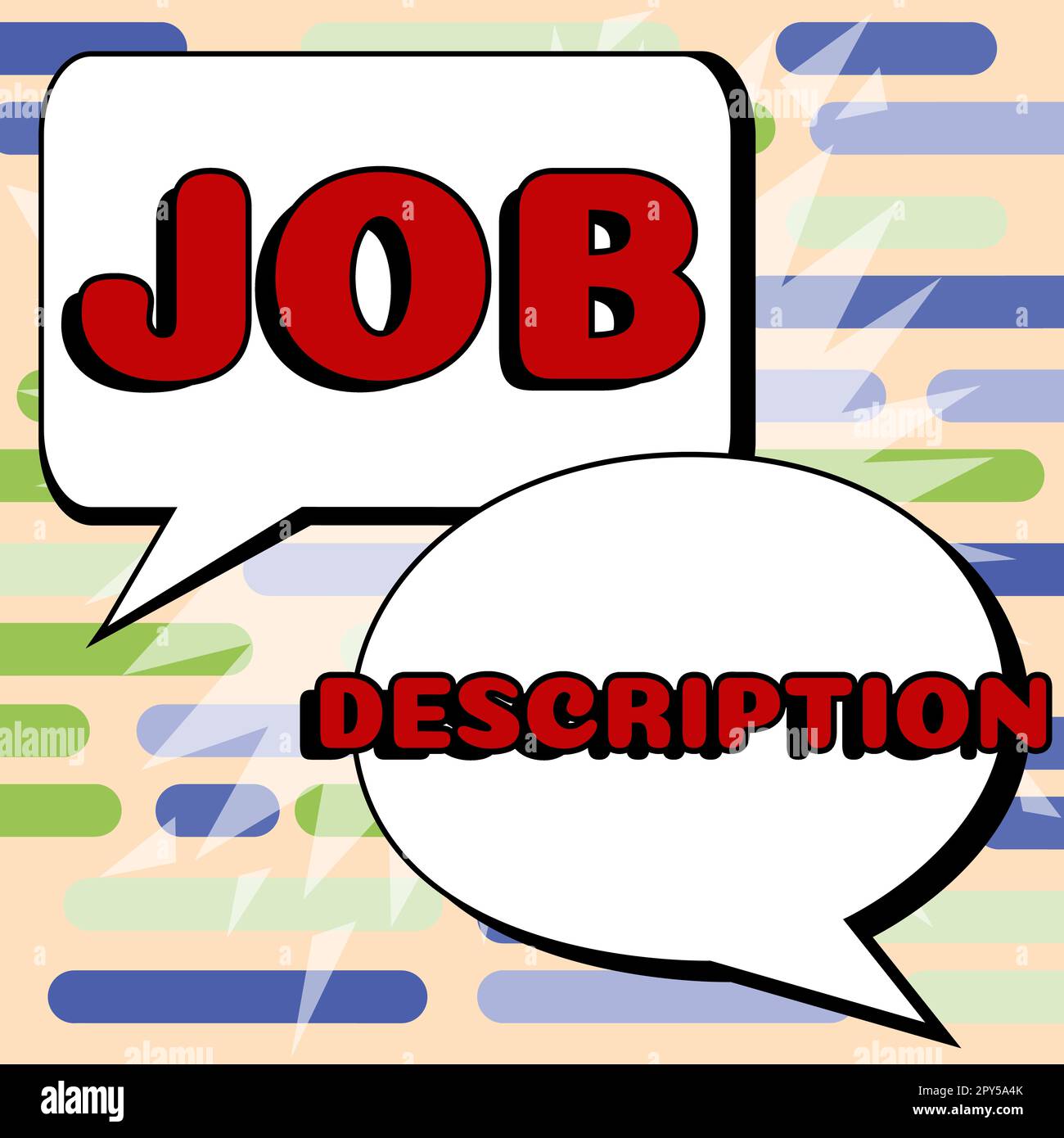 Text showing inspiration Job Description. Internet Concept A document ...