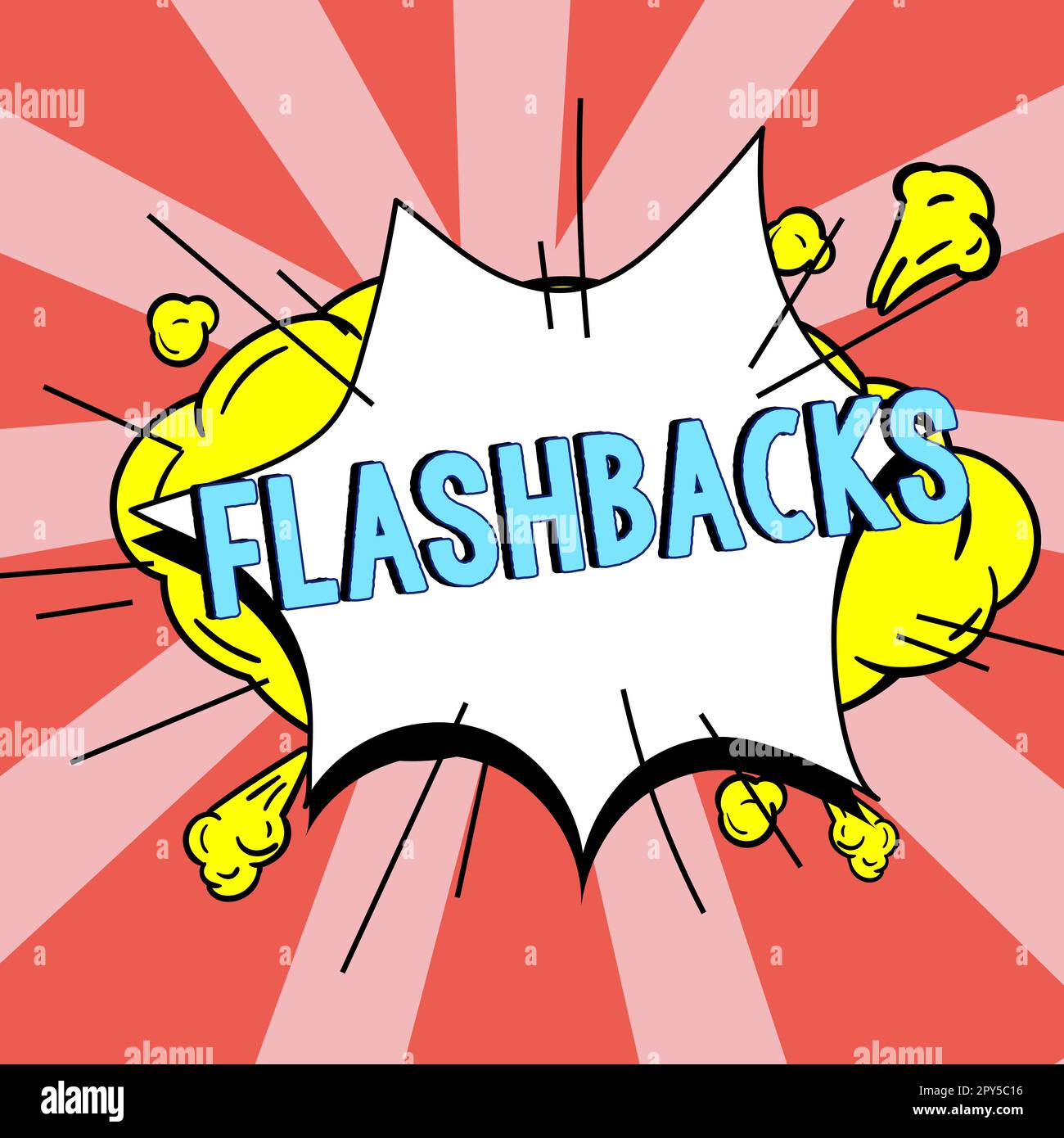 Text showing inspiration Flashbacks. Business approach interruption of ...