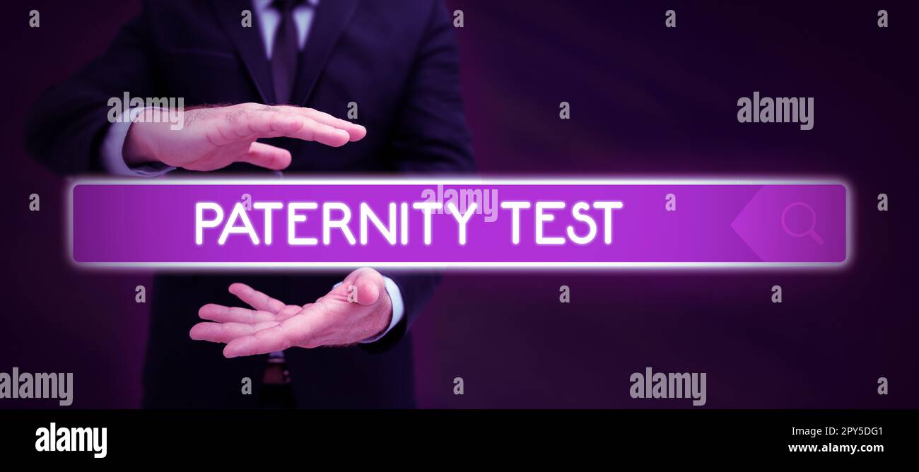Writing displaying text Paternity Test. Business approach a test of DNA