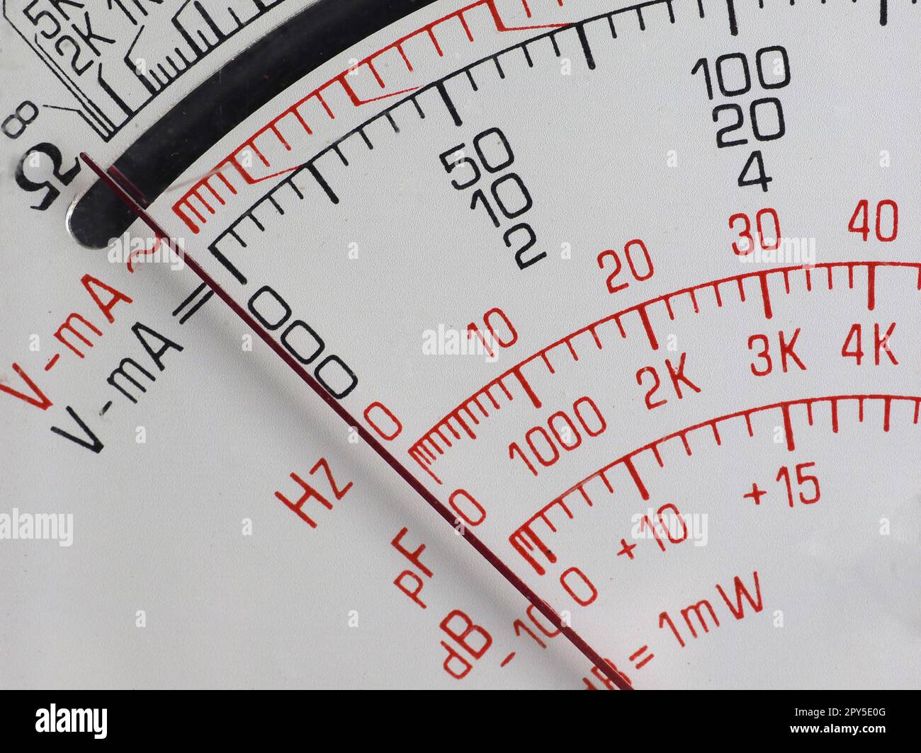 vintage analog multimeter Stock Photo Alamy