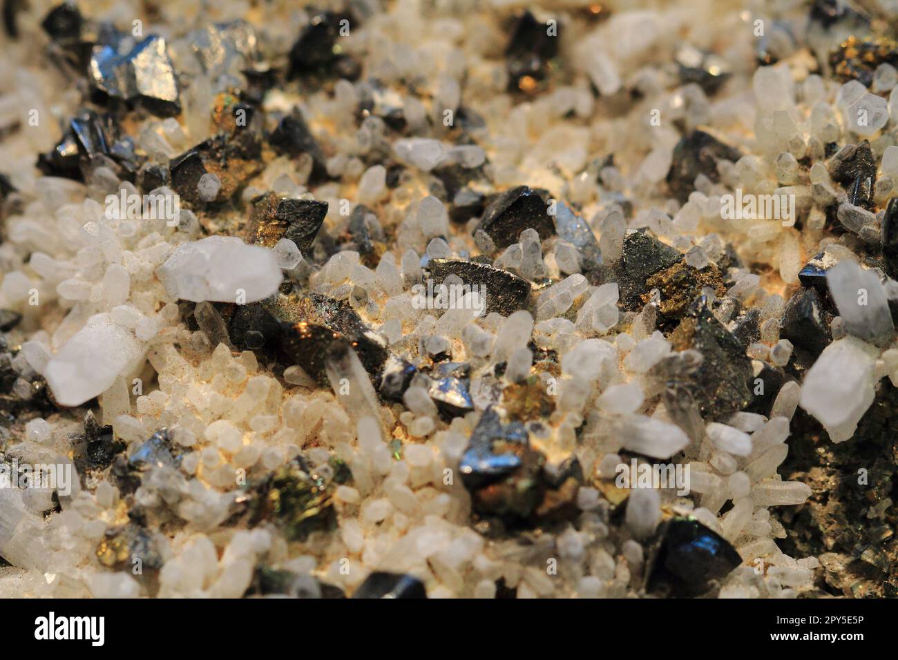 crystals in the lead as natural mineral background Stock Photo Alamy