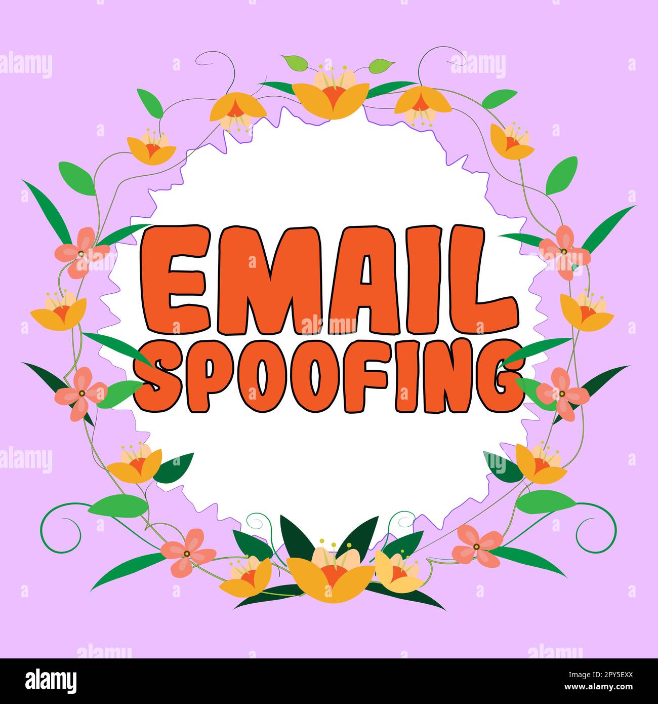 Handwriting text Email Spoofing. Conceptual photo secure the access and content of an email account or service Stock Photo