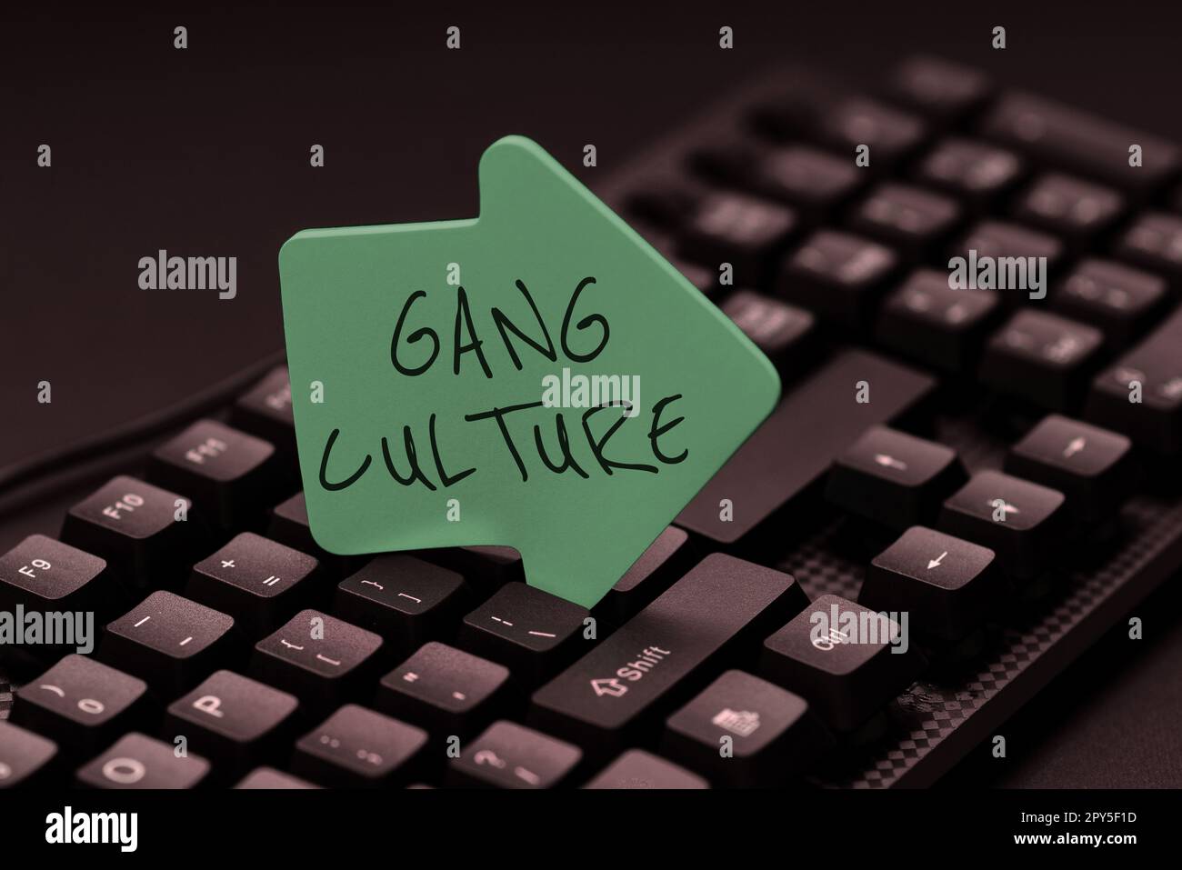 Writing displaying text Gang Culture. Internet Concept particular ...