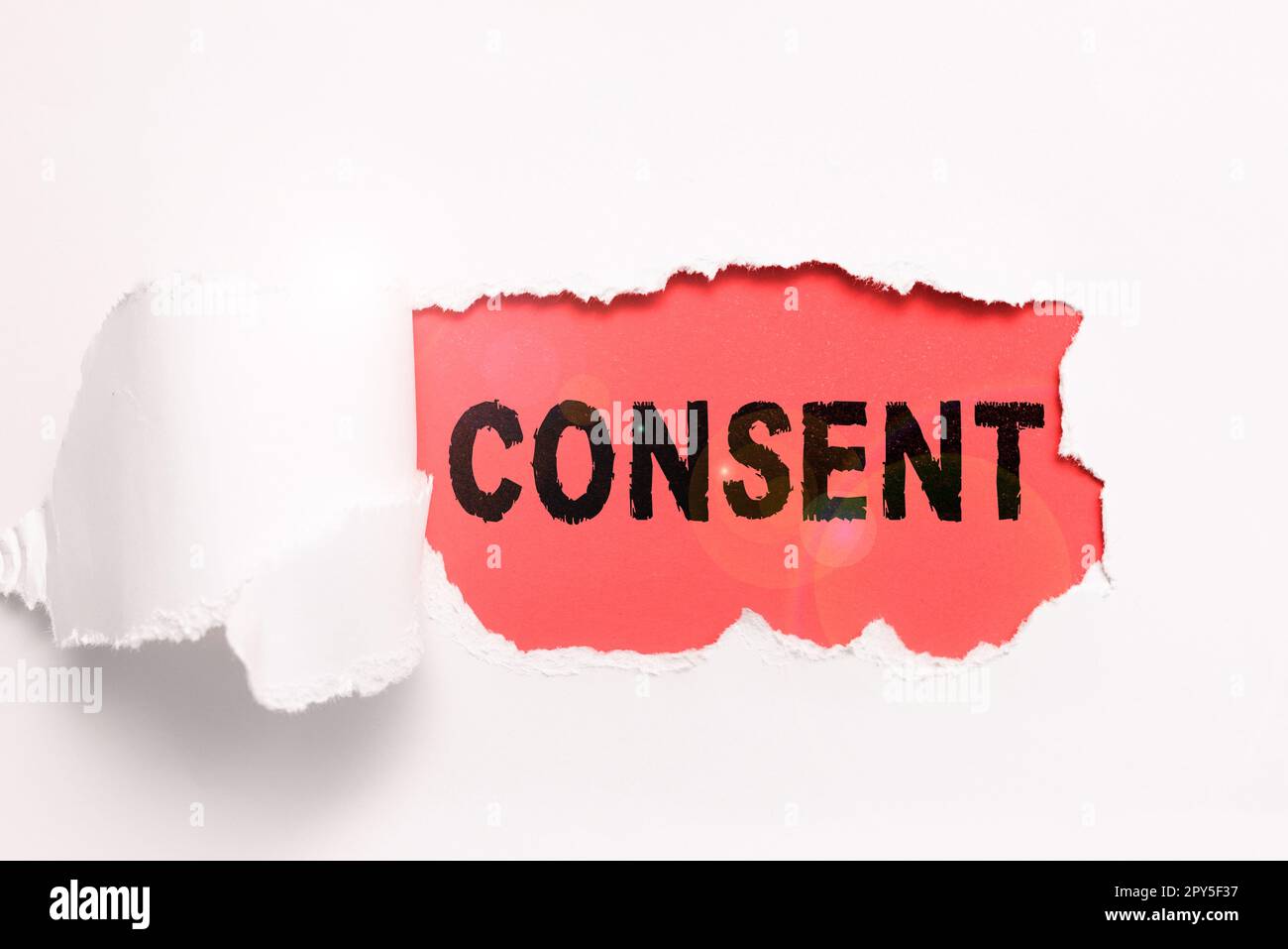 Sign displaying Consent. Business showcase general agreement about ...