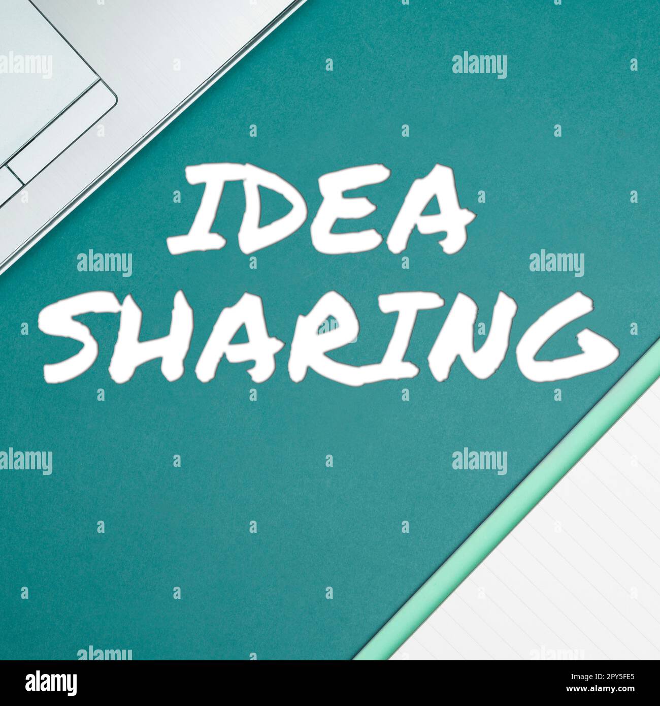 Inspiration showing sign Idea Sharing. Concept meaning Startup launch innovation product, creative thinking Stock Photo