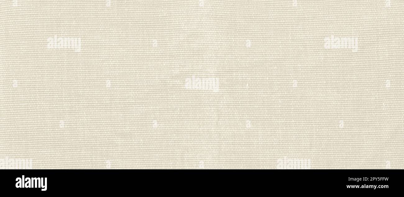 Natural white canvas fabric texture background Stock Photo