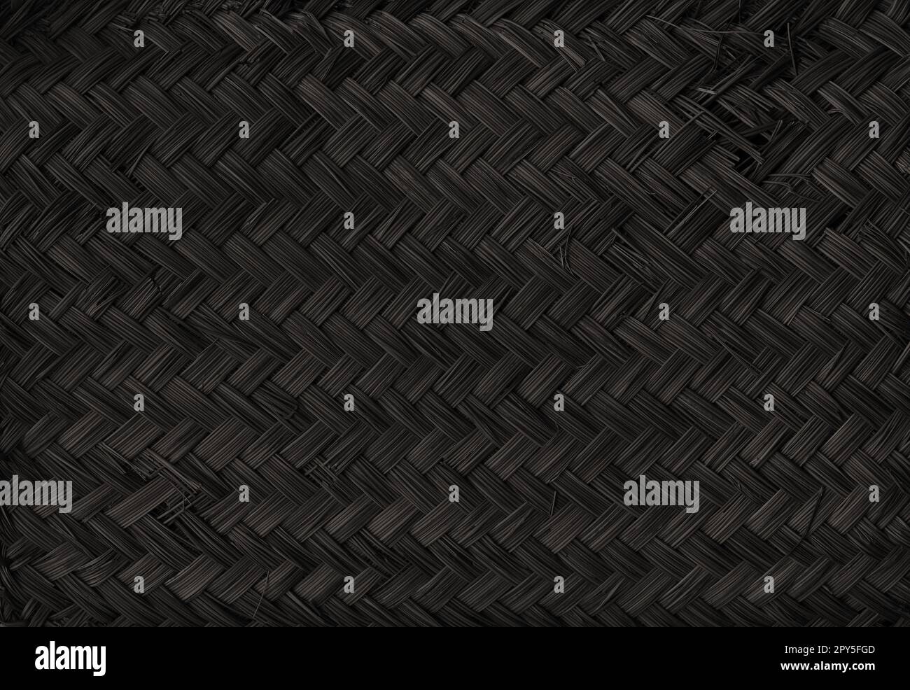 Black woven bamboo mat texture. Horizontal background Stock Photo Alamy