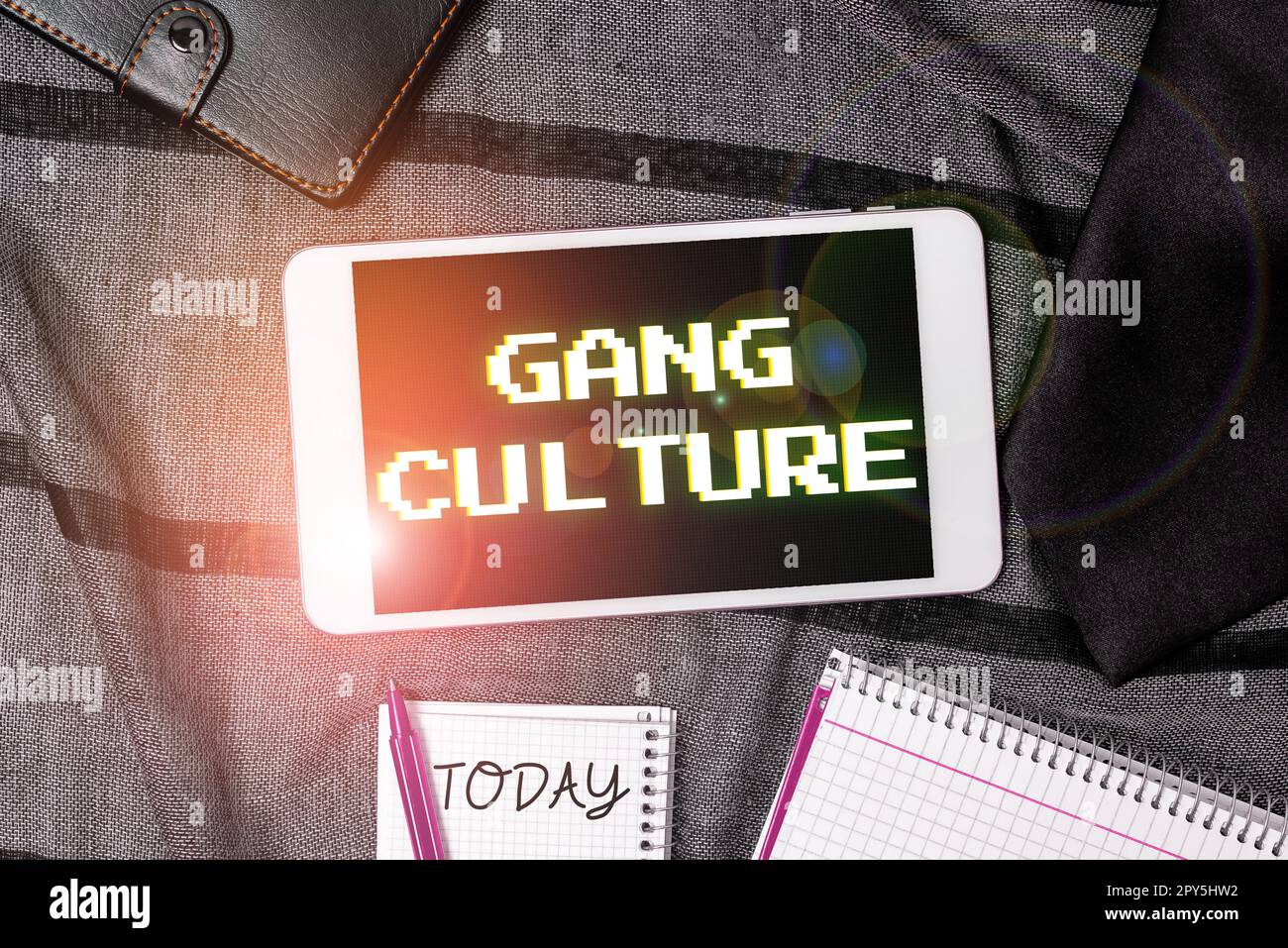 Writing displaying text Gang Culture. Business showcase particular ...