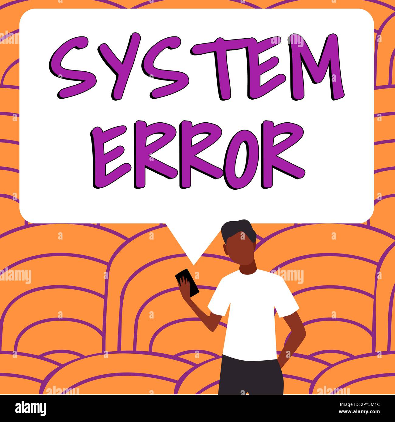 Conceptual display System Error. Business concept Technological failure ...