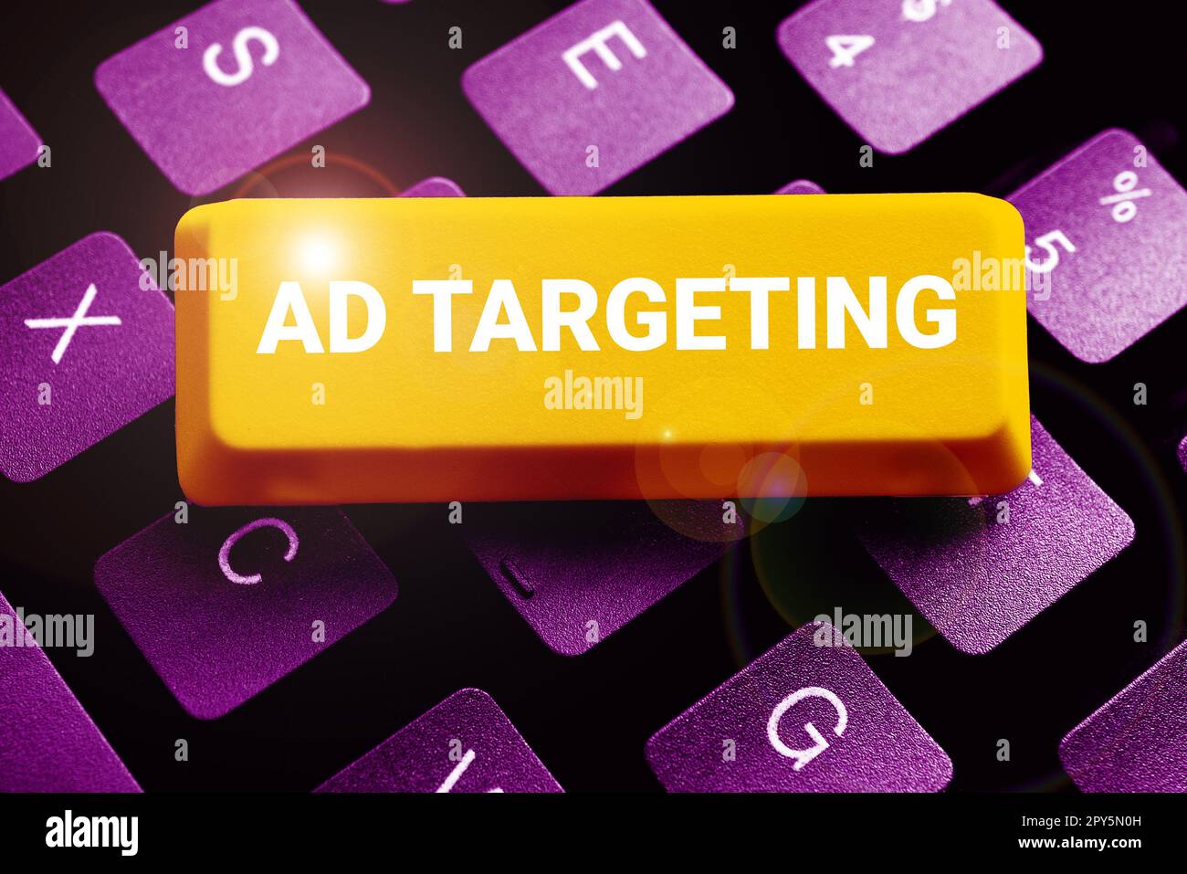 Conceptual display Ad Targeting. Business showcase target the most ...