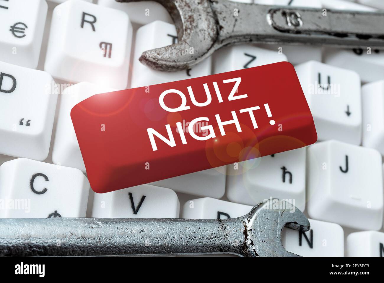 Inspiration showing sign Quiz Night. Internet Concept evening test knowledge competition between individuals Stock Photo