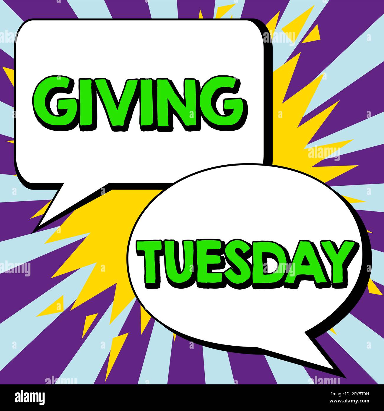 Inspiration showing sign Giving Tuesday. Internet Concept international day of charitable giving Hashtag activism Stock Photo