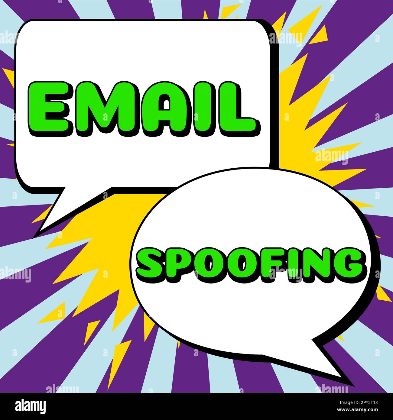 Inspiration showing sign Email Spoofing. Word Written on secure the access and content of an email account or service Stock Photo