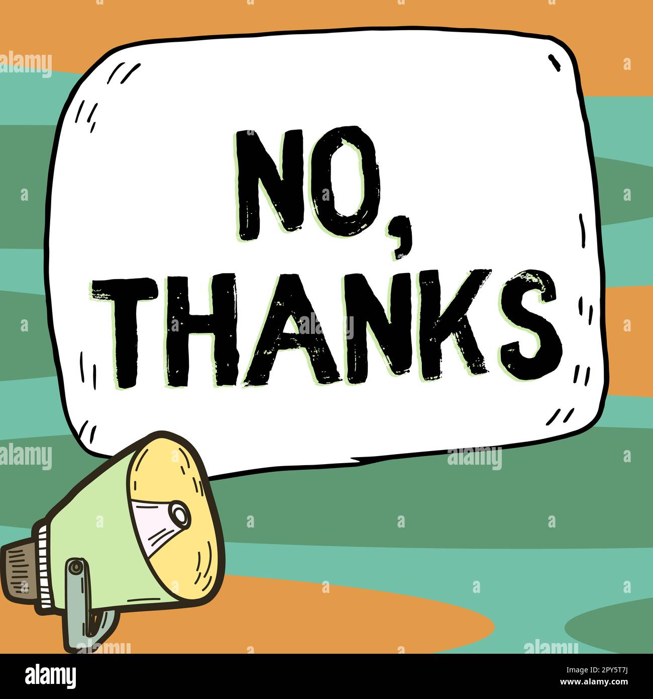 Thanks but no thanks hi-res stock photography and images - Alamy