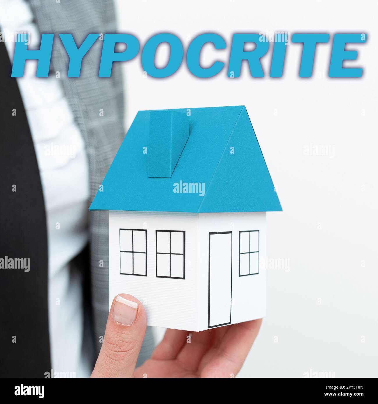 Inspiration showing sign Hypocrite. Word Written on Medical condition ...