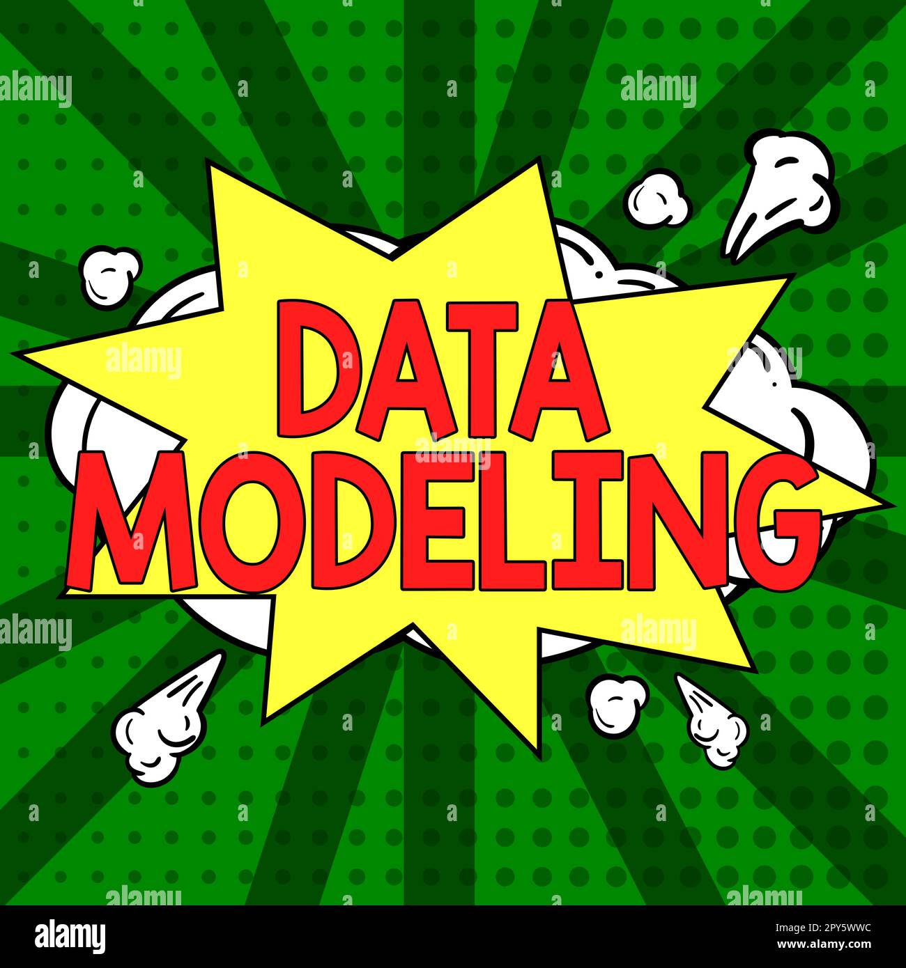Sign displaying Data Modeling. Word Written on process of transferring