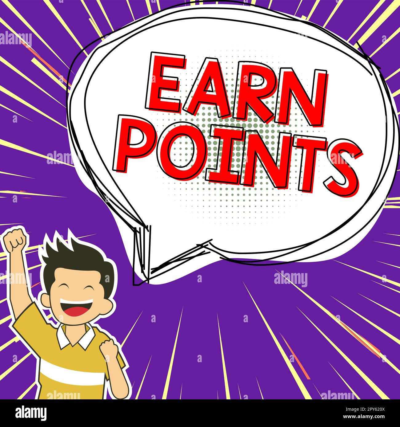 Hand writing sign Earn Points. Business idea to get praise or approval ...