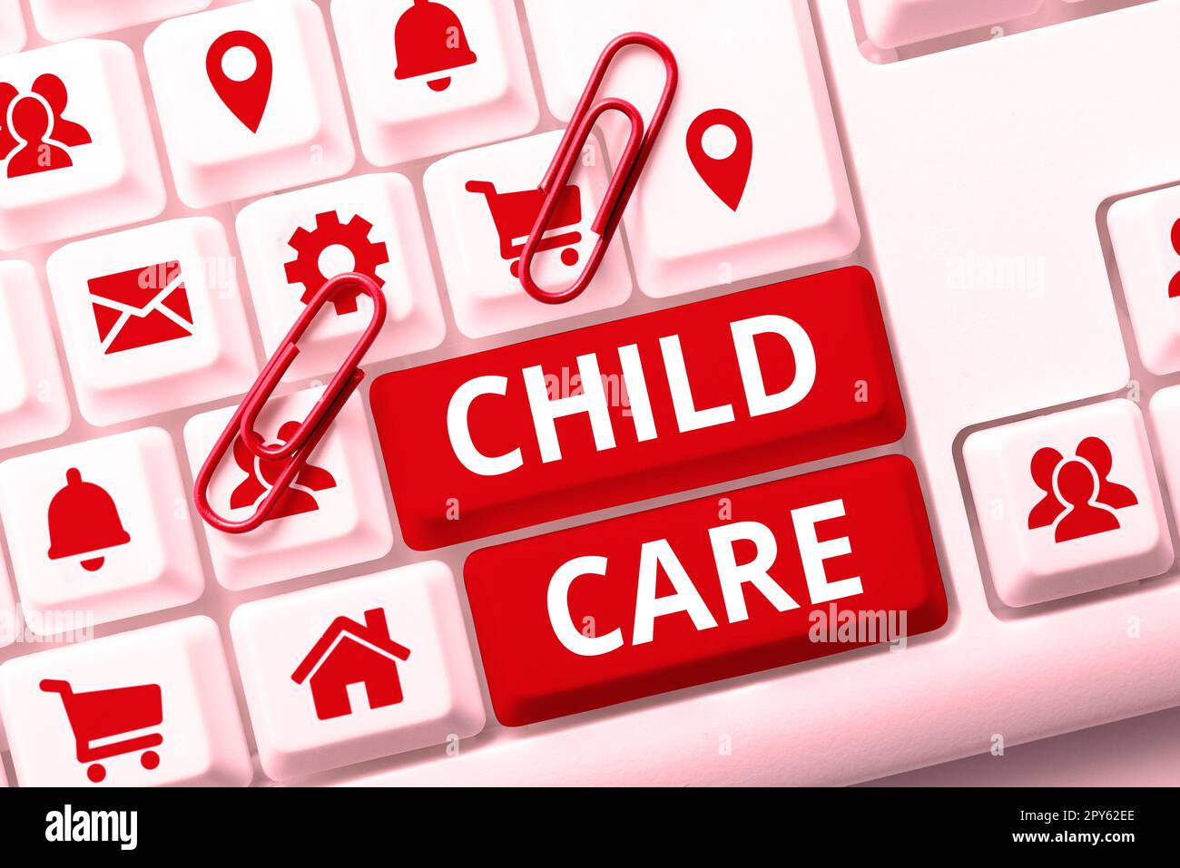 Inspiration showing sign Child Care. Business concept a care of children especially as a service while parents at work Stock Photo
