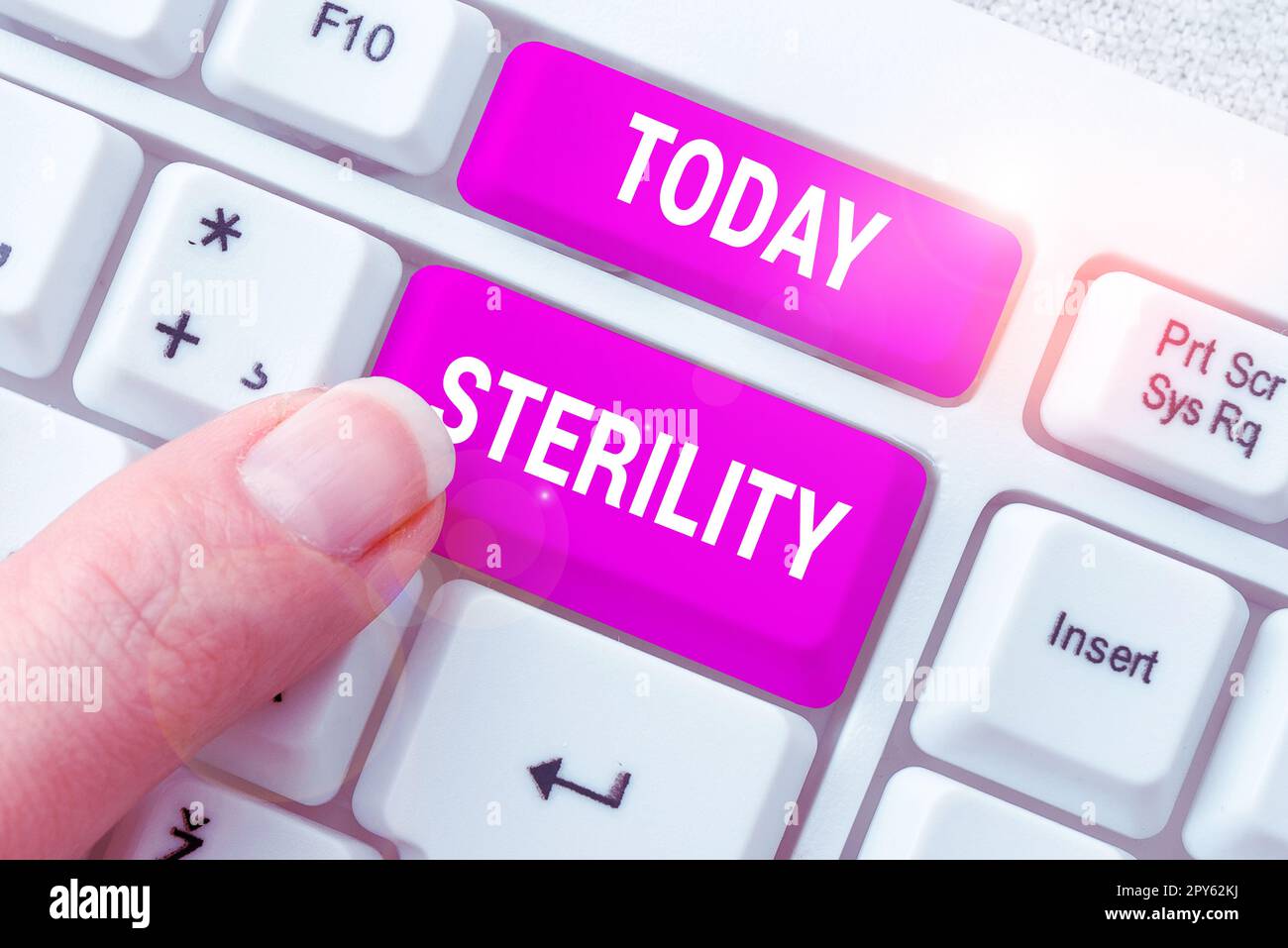Inspiration showing sign Sterility. Concept meaning a condition of being free from pathogenic microorganisms Stock Photo