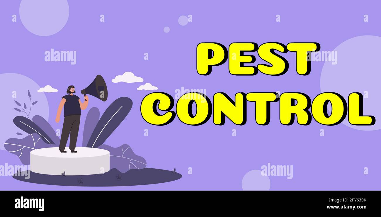 Writing displaying text Pest Control. Conceptual photo Killing ...