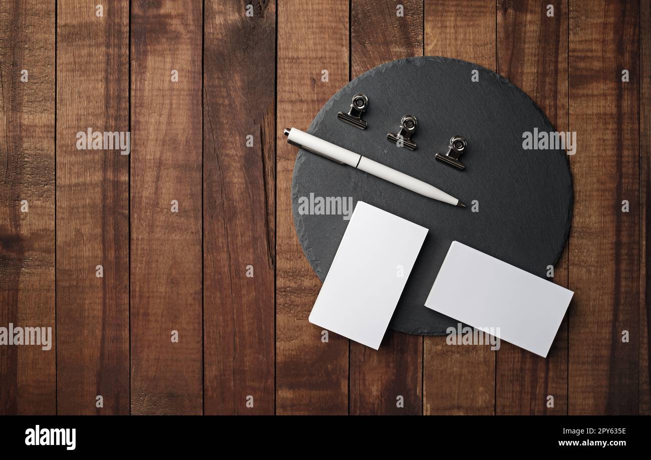 Blank Stationery Template Stock Photo Alamy
