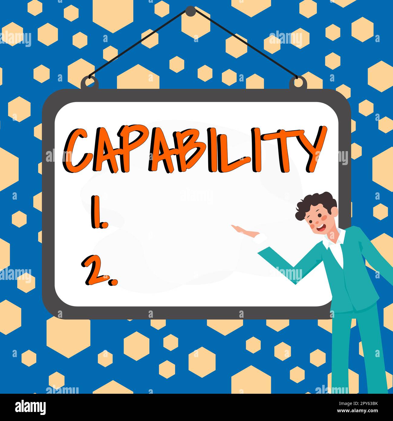 Conceptual caption Capability. Business concept the facility or ...