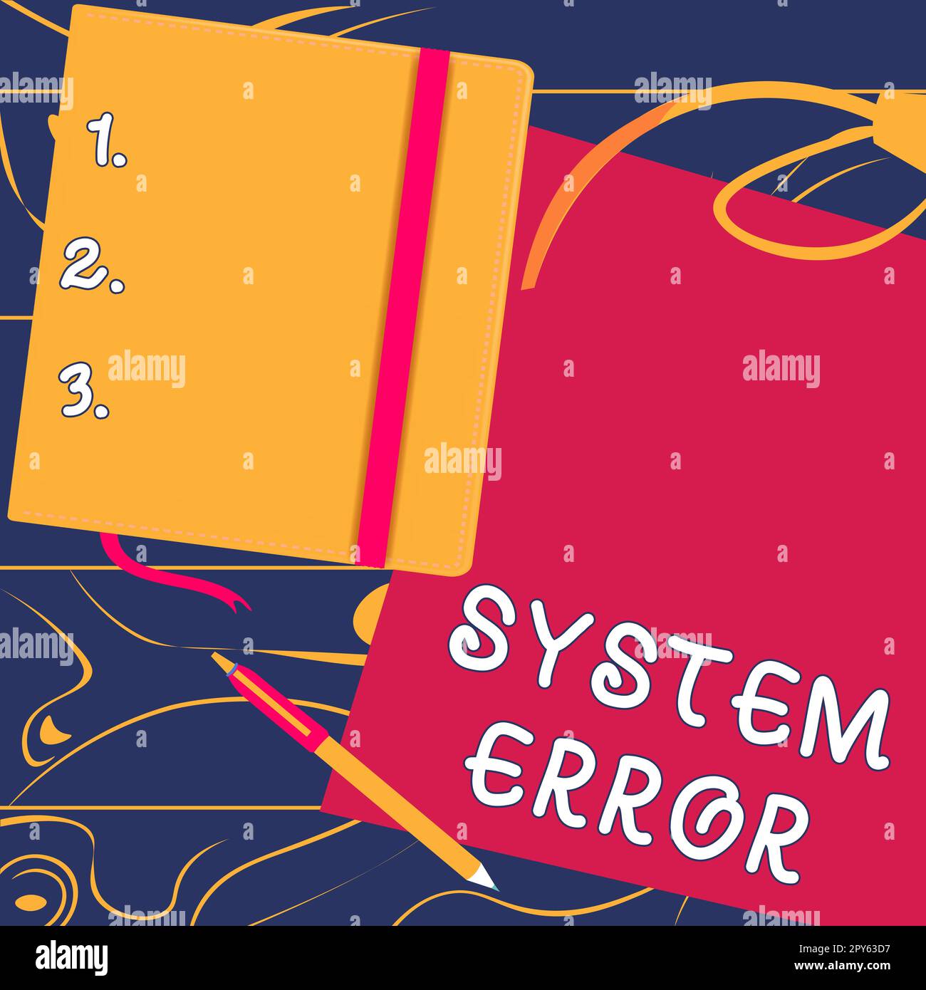 Text showing inspiration System Error. Business idea Technological ...