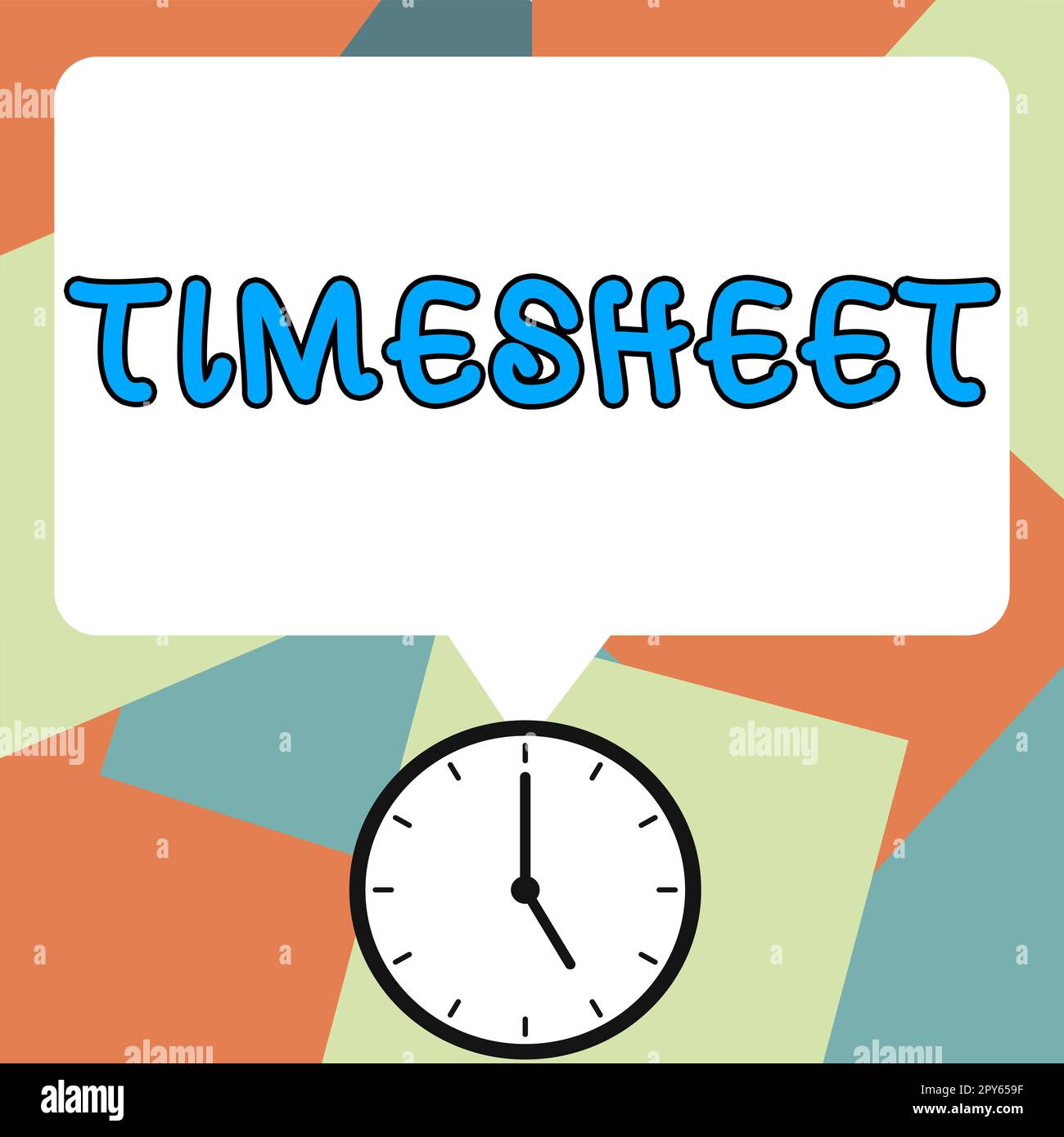 Text showing inspiration Timesheet. Conceptual photo graphical