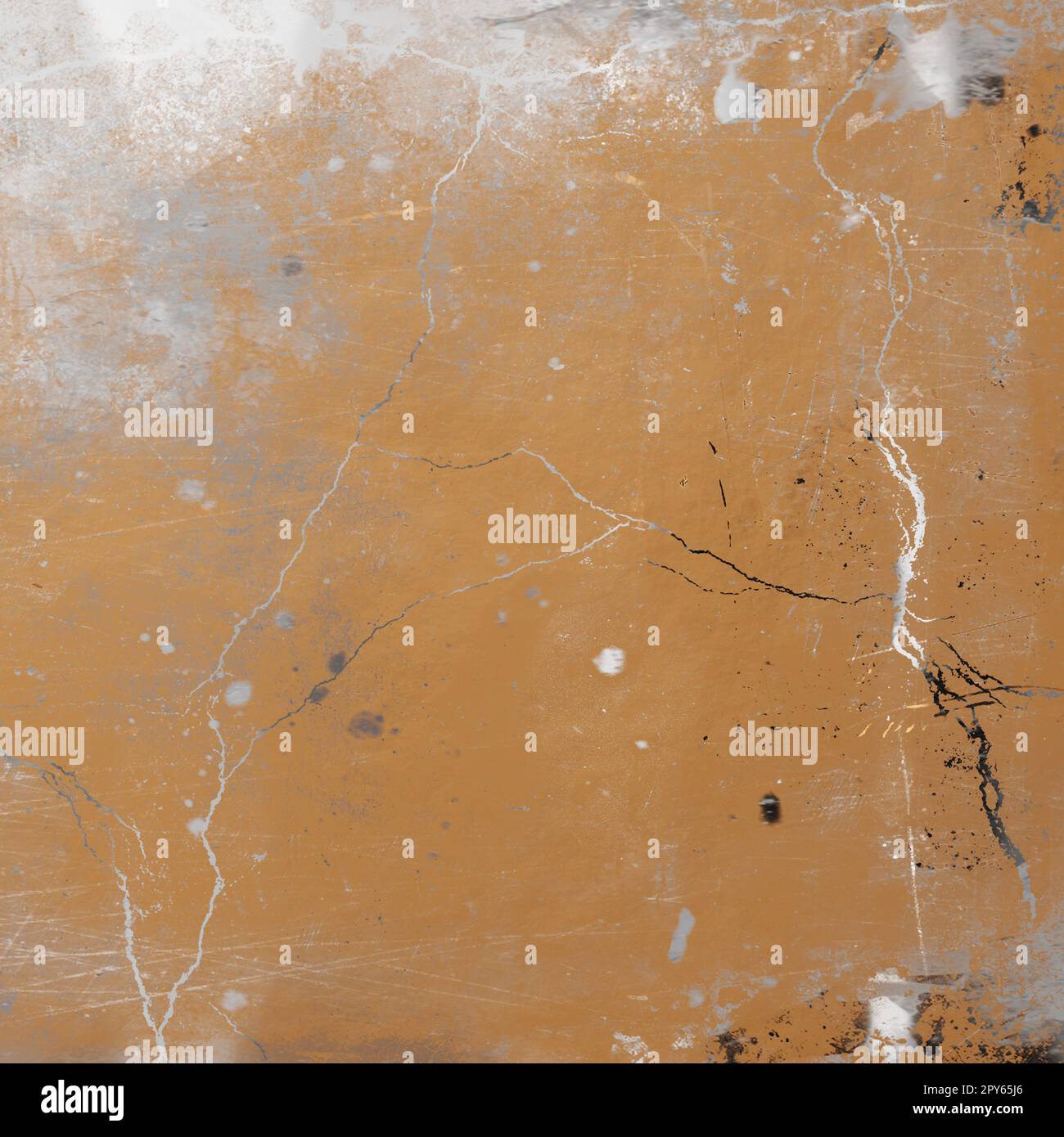 Steel textured metal sheet with heavy rust. 3d illustration Stock Photo