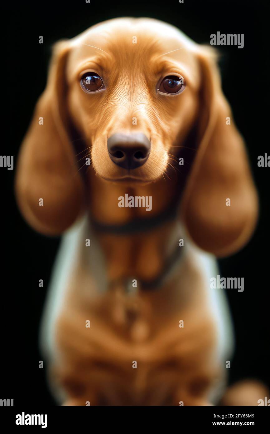 Dachshund, generated by artificial intelligence Stock Photo Alamy
