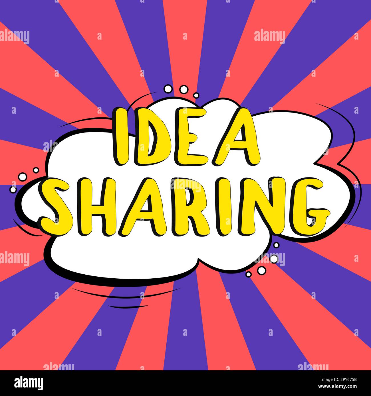 Conceptual caption Idea Sharing. Business approach Startup launch innovation product, creative thinking Stock Photo