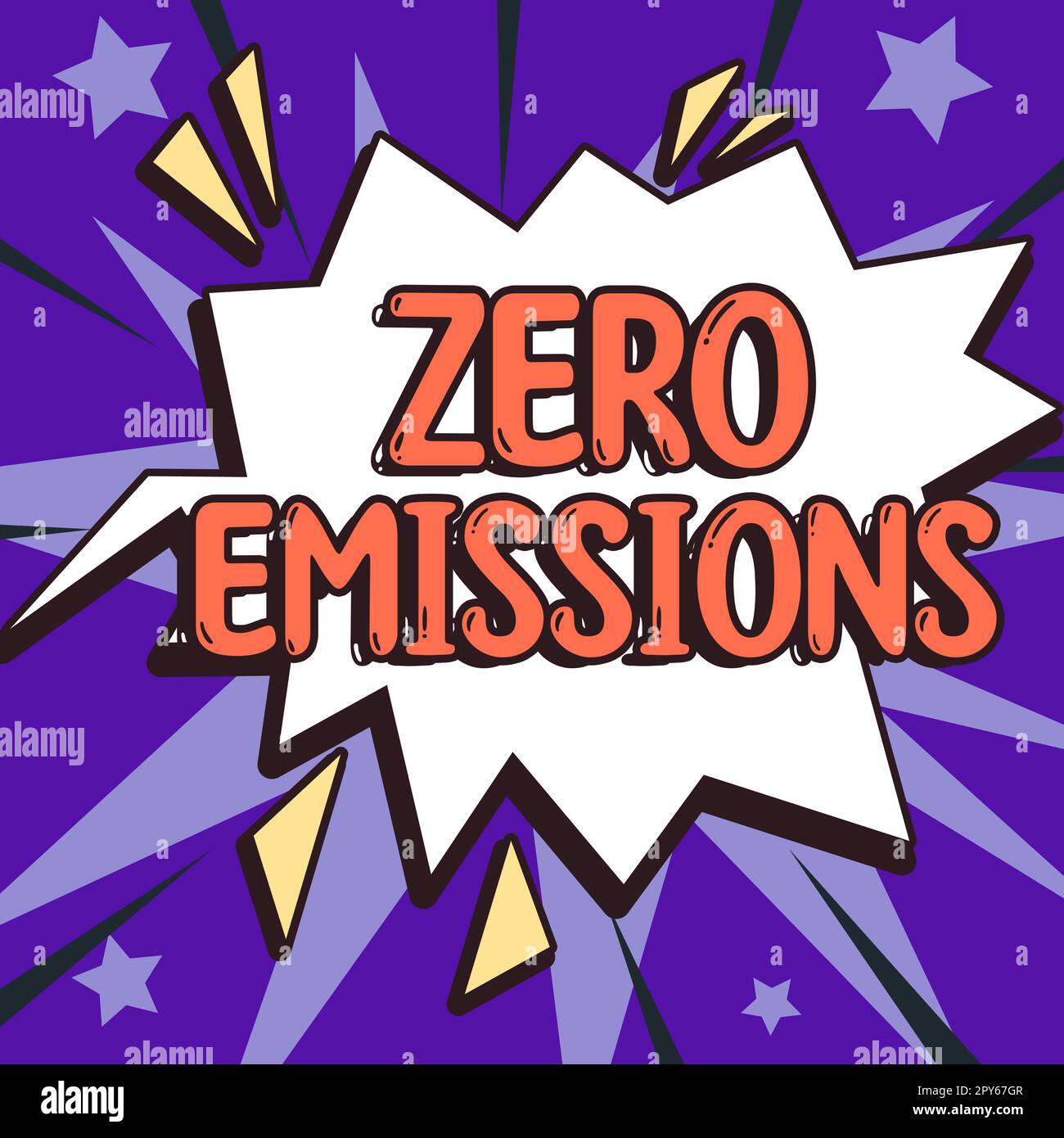 Writing displaying text Zero Emissions. Word Written on emits no waste products that pollute the environment Stock Photo