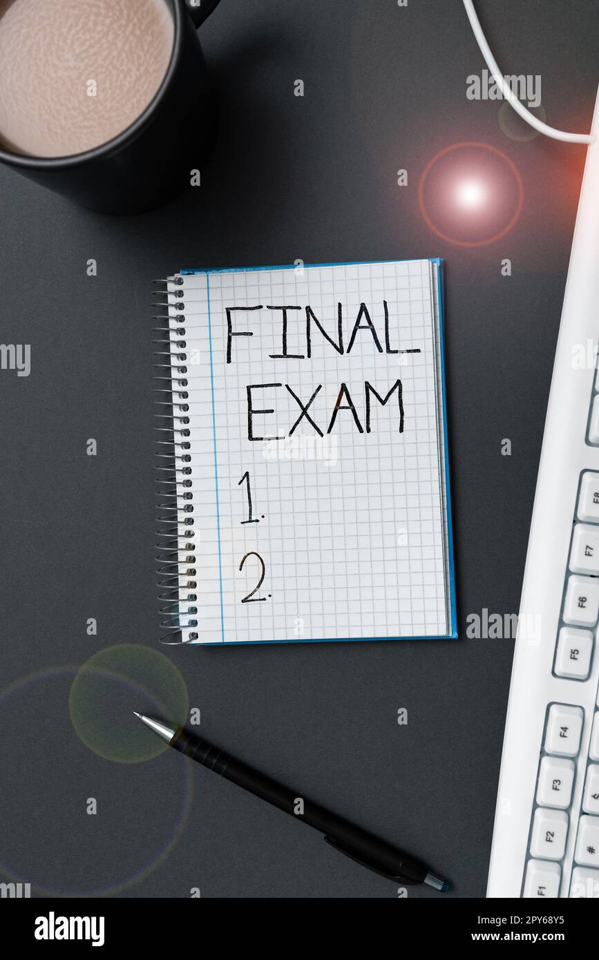 End of school exam paper hi-res stock photography and images - Alamy