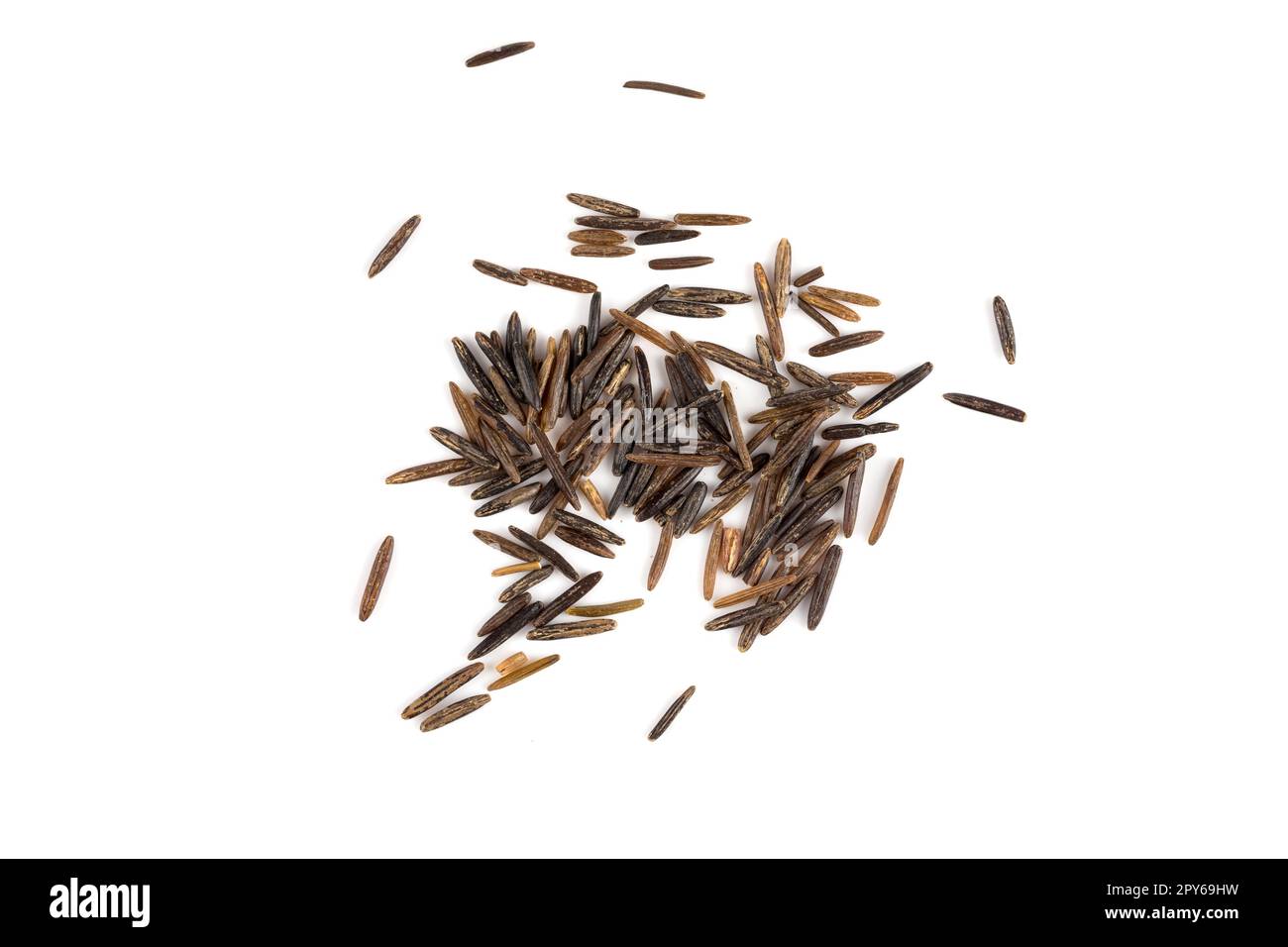 Heap of wild rice Stock Photo Alamy