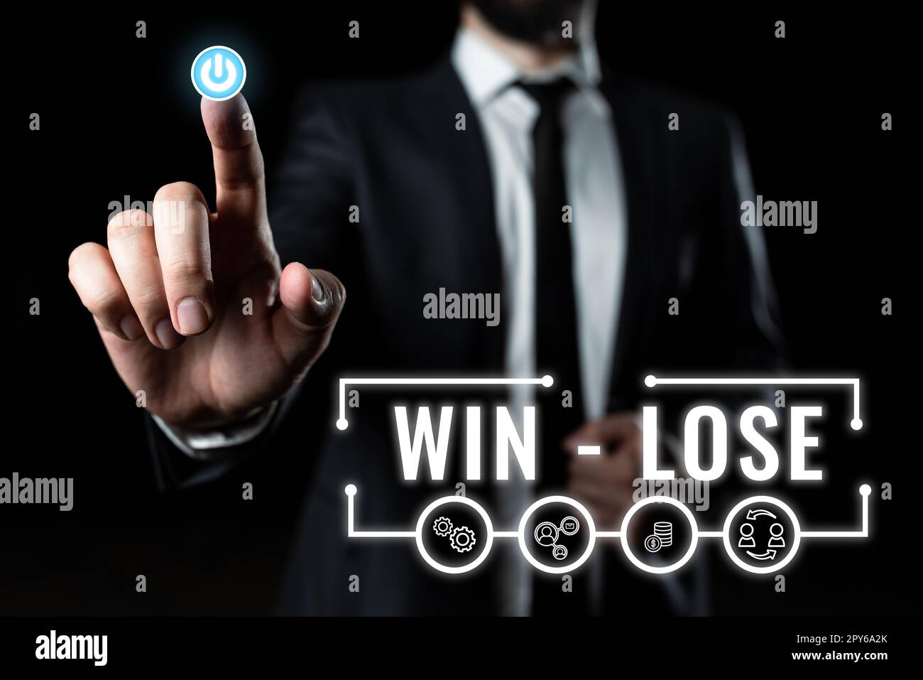 Writing displaying text Win Lose. Business approach the conflict-promoting processes that occur in situations Stock Photo