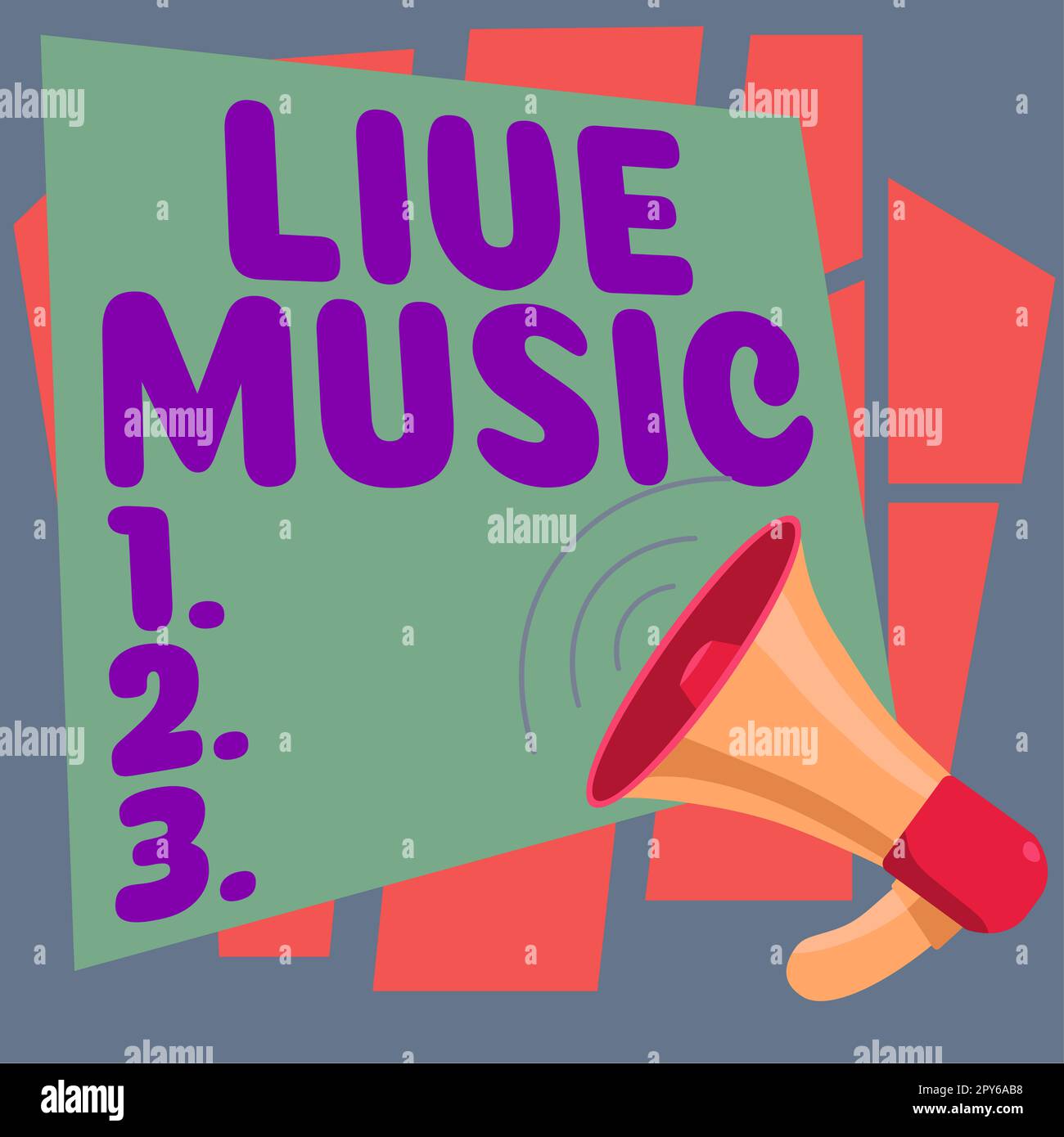 Live Singer Text Live band text hi-res stock photography and images - Alamy