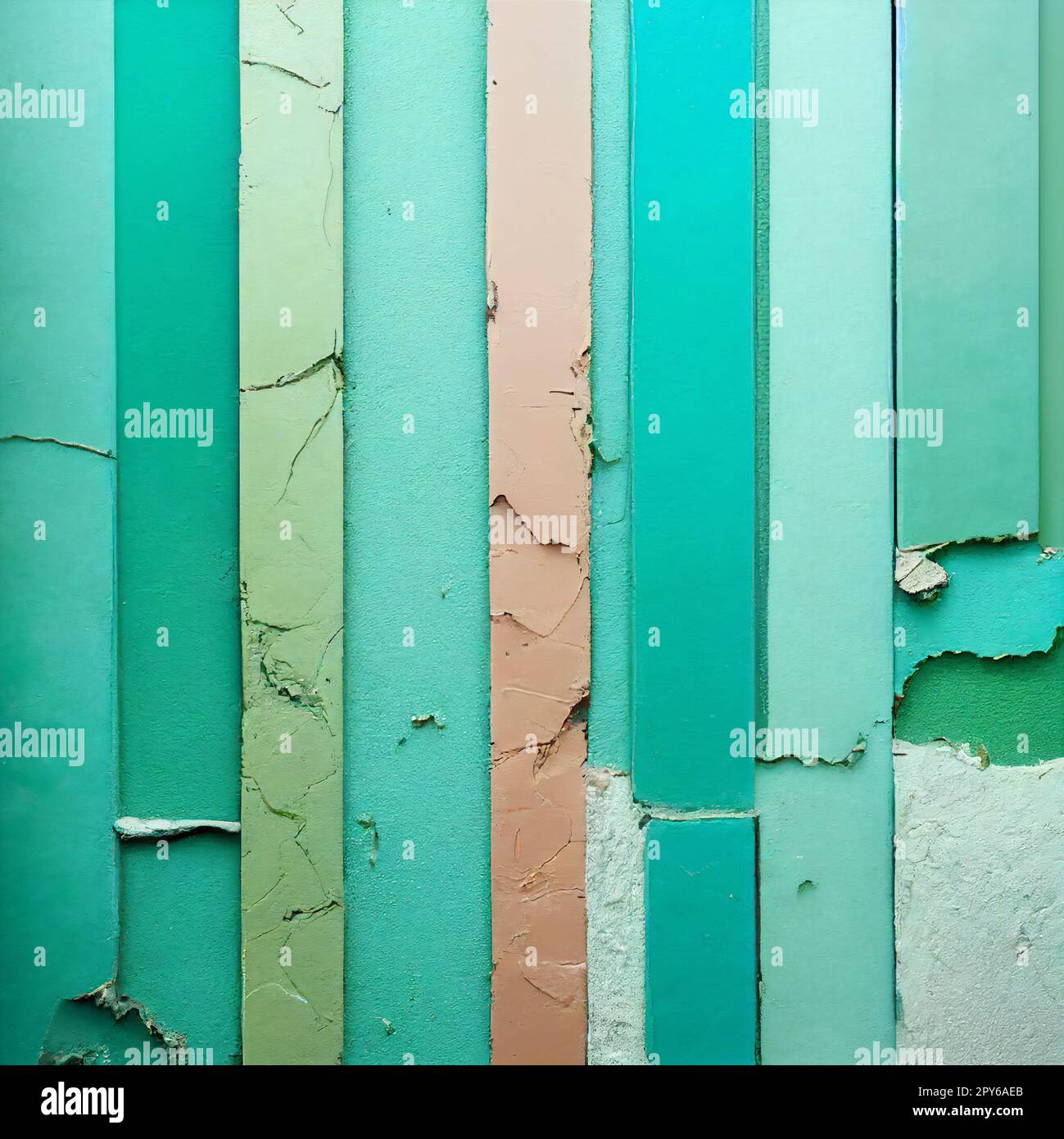 Cracked flaking paint on plaster wall. 3D illustration Stock Photo Alamy