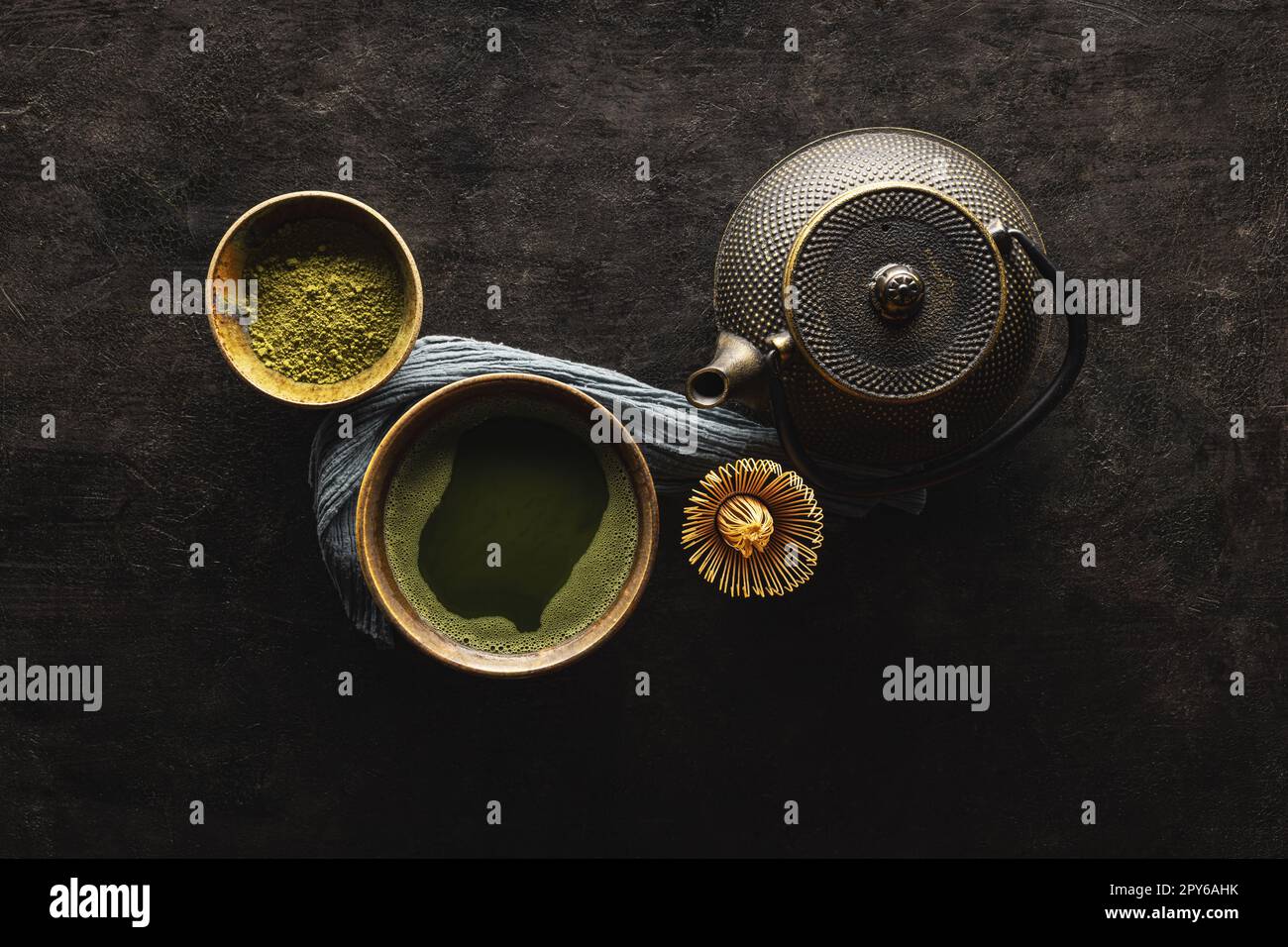 Matcha tea ceremony Stock Photo Alamy