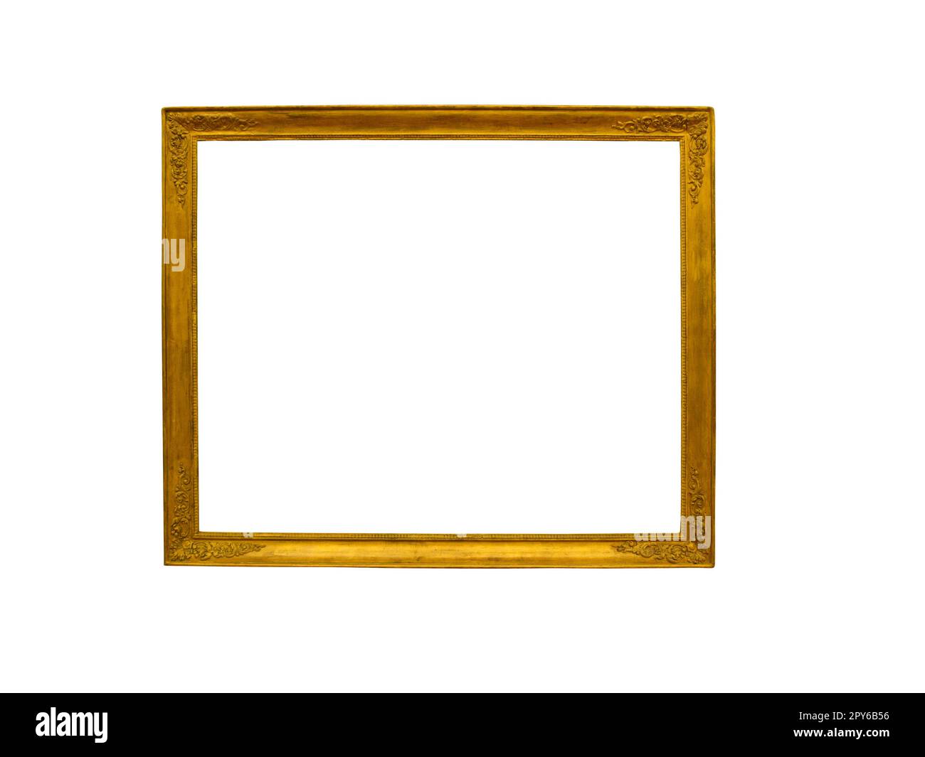 Decorative gold vintage frame for photo and painting Stock Photo Alamy