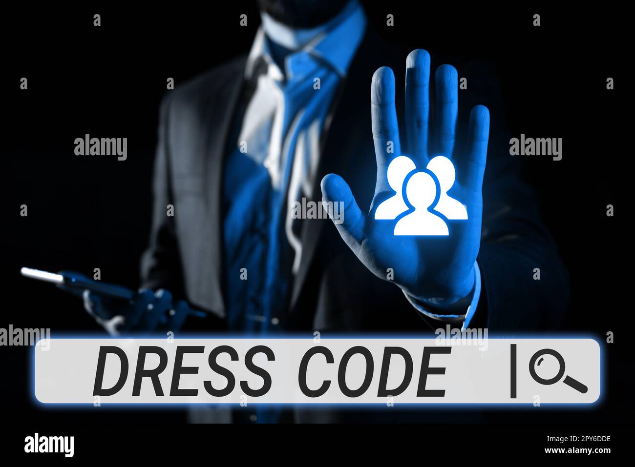 Writing displaying text Dress Code. Concept meaning an accepted way of ...