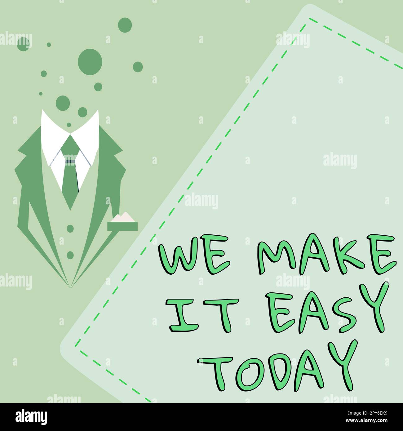Inspiration showing sign We Make It Easy Today. Internet Concept ...