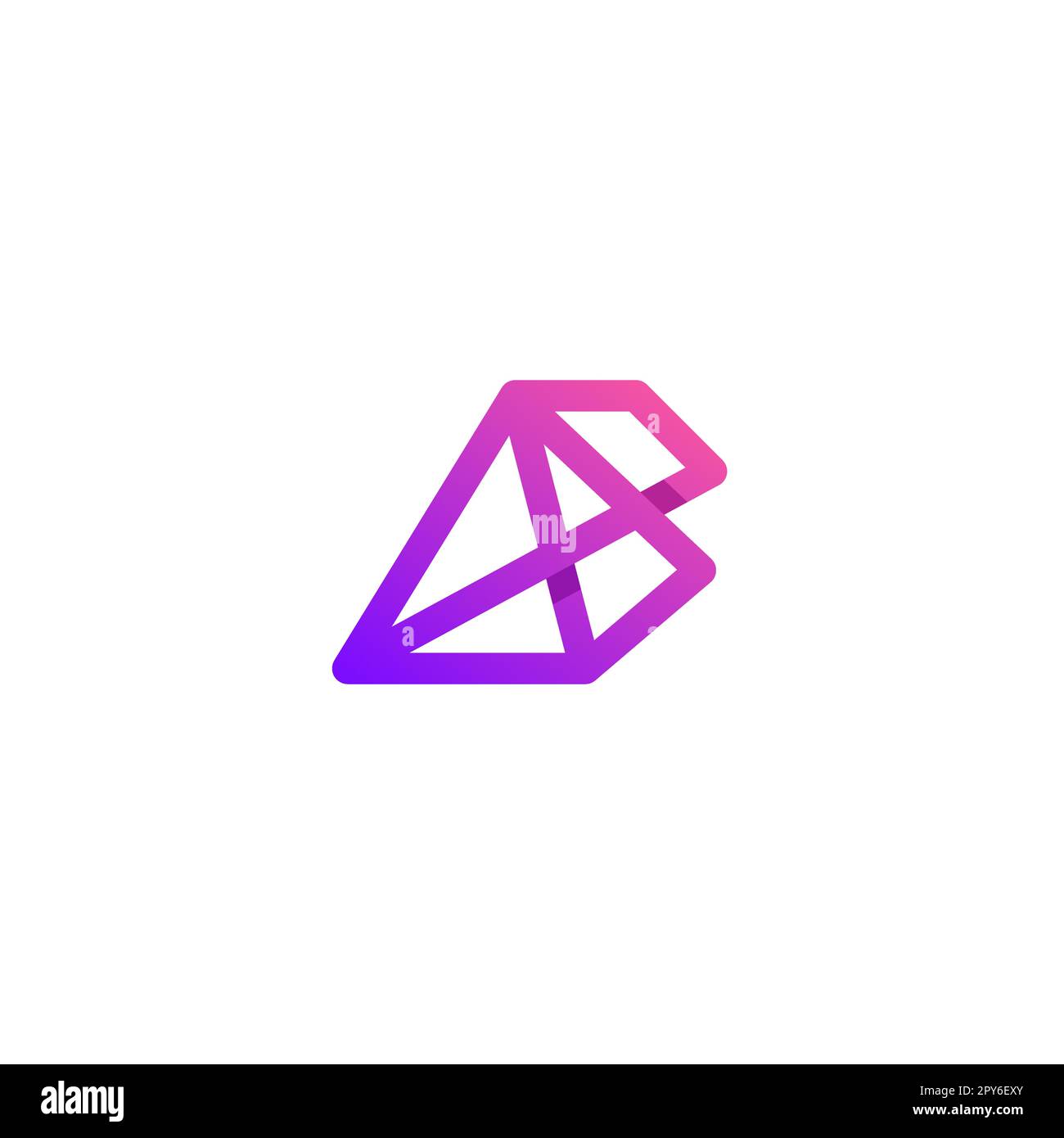 B Line Logo Design. Letter B Modern Design Stock Vector Image & Art Alamy