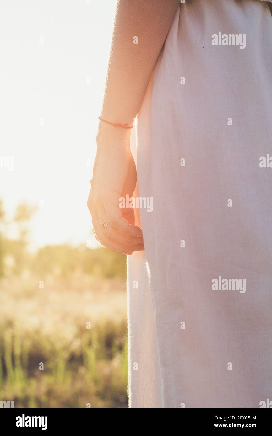 Falling back in dress hi-res stock photography and images - Alamy
