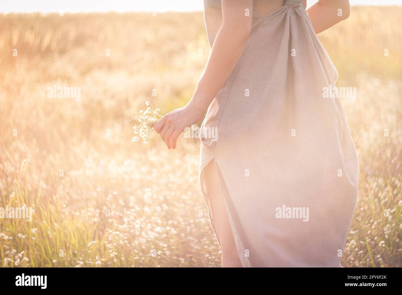 Woman and sunlight hi-res stock photography and images - Alamy