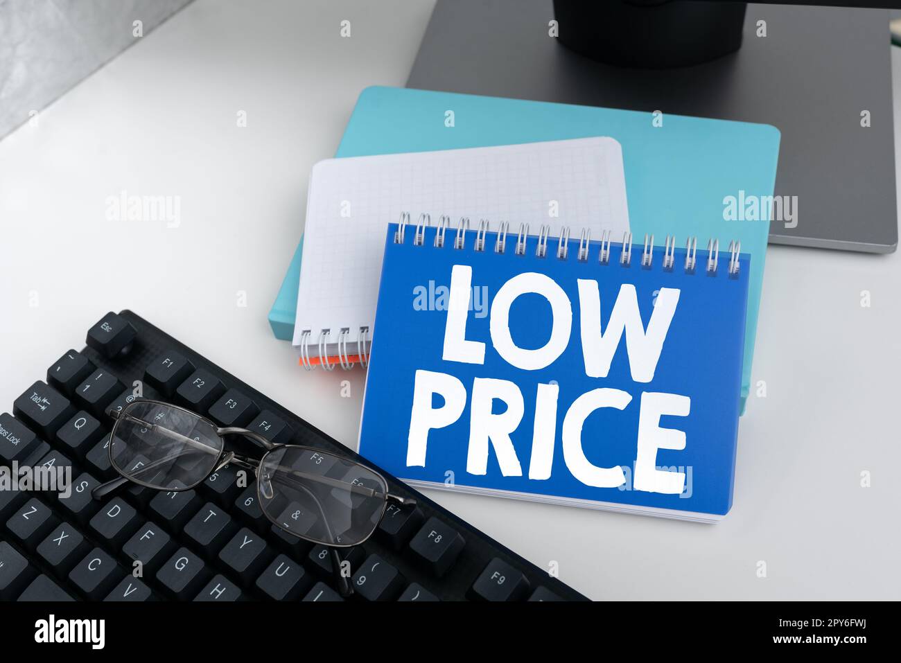 Sign displaying Low Price. Concept meaning Price are the lowest in relation to other things of same kind Stock Photo