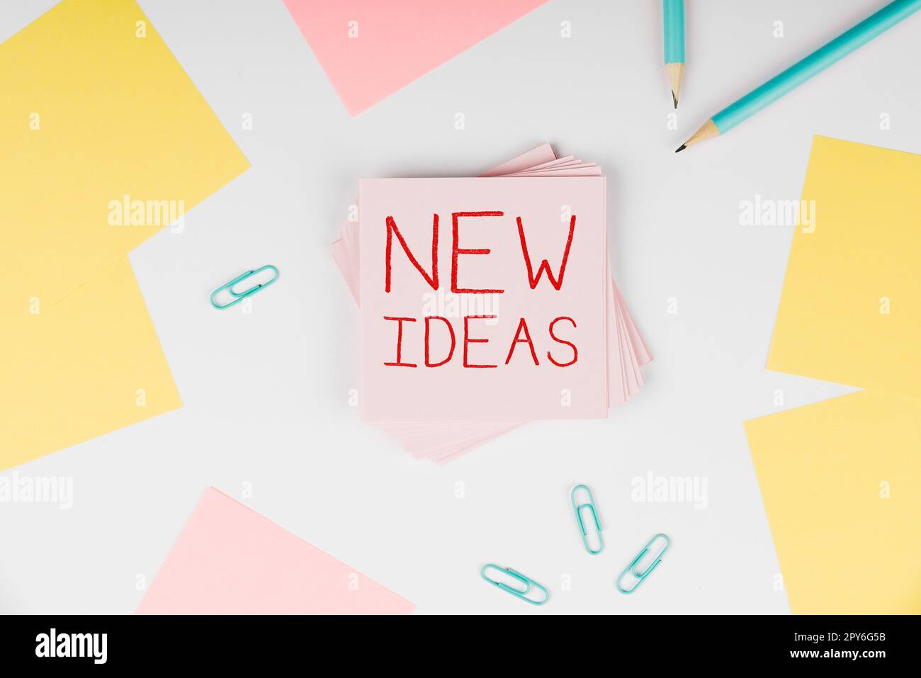Inspiration showing sign New Ideas. Concept meaning something original or fresh and more effective innovation Stock Photo